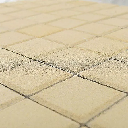 Плитка тротуарная Браер Лувр Песочный 200х200 h=60мм