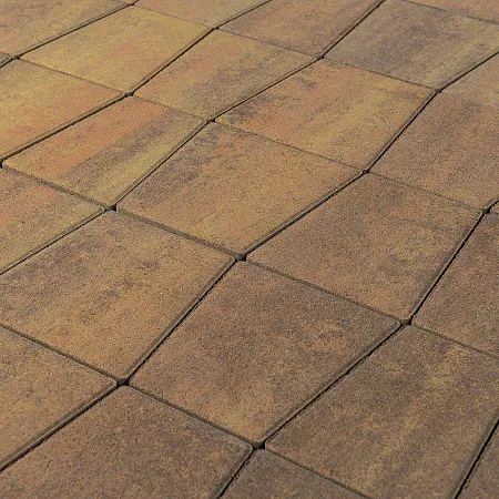 Плитка тротуарная Браер Старый город Веймар колормикс Прайд h=60мм