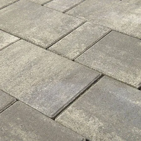 Плитка тротуарная Браер Старый город Ландхаус колормикс Туман h=60мм