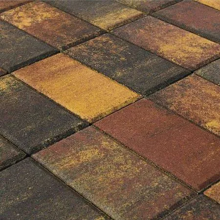 Плитка тротуарная Браер Прямоугольник колормикс Мальва h=40мм