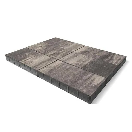 Плитка тротуарная Браер Сити колормикс Туман 600х300 h=80мм