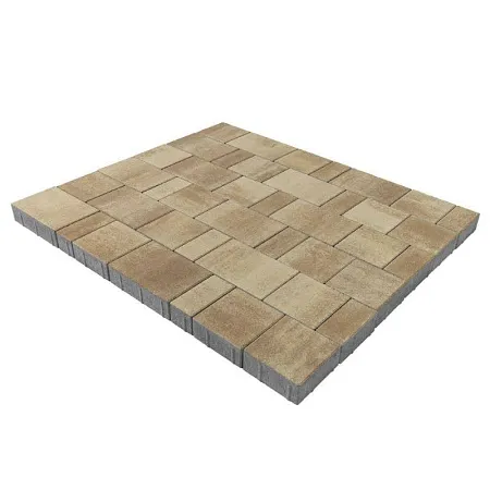 Плитка тротуарная Браер Старый город Ландхаус колормикс Миндаль h=60мм